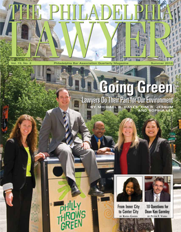Going Green Lawyers Do Their Part for Our Environment by Michael B