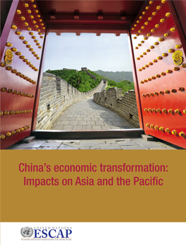 China's Economic Transformation: Impacts on Asia and the Pacific