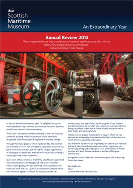 Annual Review 2013 an Extraordinary Year