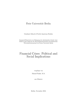 Politics After Financial Crises, 1870-2014
