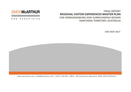 Ntaria Tourism Masterplan