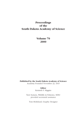 Proceedings of SDAS 2000