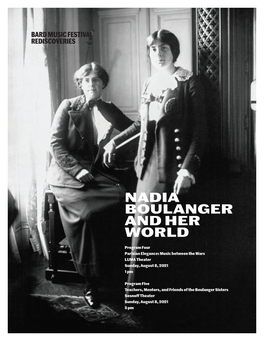 Nadia Boulanger and Her World