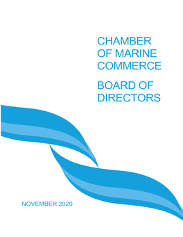 Chamber of Marine Commerce Board of Directors