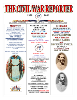 Discussion Group Mchenry County Civil War Round