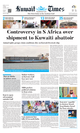 Kuwaittimes 1-10-2019.Qxp Layout 1