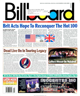 Brit Acts Hope to Reconquer the Hot 100