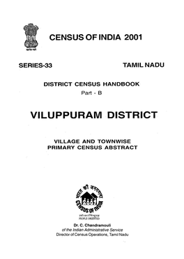 District Census Handbook, Viluppuram, Part-XII-B, Series-33