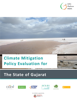 Climate Mitigation Policy Evaluation for the State of Gujarat