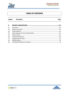 Table of Contents