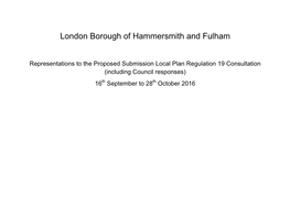 London Borough of Hammersmith and Fulham