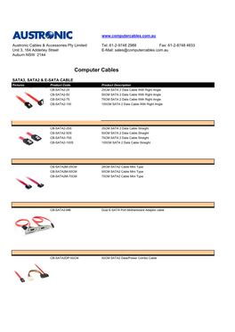 Computer Cables Without Prices