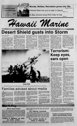 Desert Shield Gusts Into Storm by Cpl