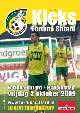 Vrijdag 2 Oktober 2009 Fortuna Sittard