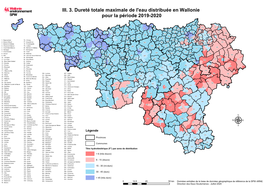 III. 3. Dureté Totale Moyenne De L'eau