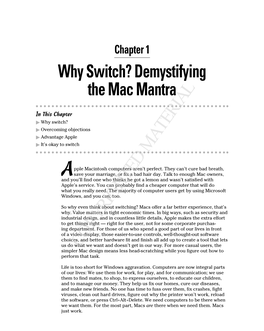 Demystifying the Mac Mantra