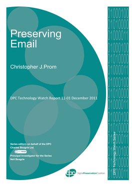 Preserving Email: Directions and Trends’