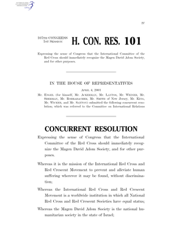 H. Con. Res. 101