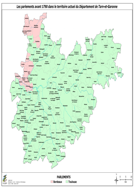 Les Parlements Avant 1790 Dans Le Territoire Actuel Du Département De