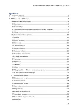 Strategii Rozwoju Gminy Sobolew Na Lata 2016-2030