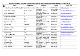 Employees in the Financial Commissioners' Revenue