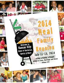 Neal Family Reunion Program