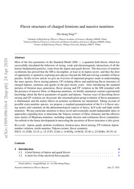 Flavor Structures of Charged Fermions and Massive Neutrinos