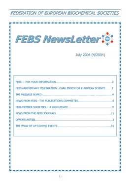 FEBS Newsletternewsletter