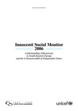 Innocenti Social Monitor 2006
