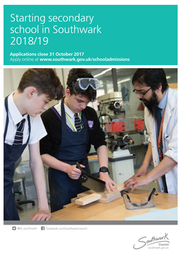 Southwark Secondary Brochure 2018-19