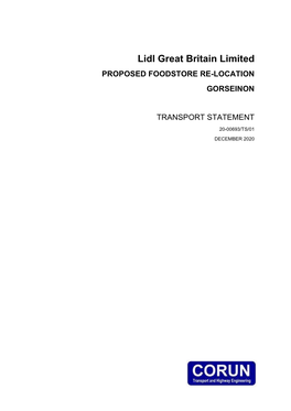 Transport Statement