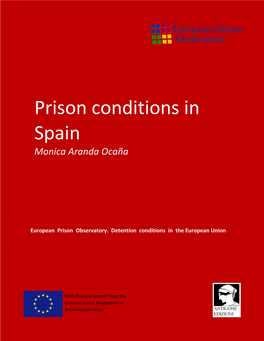 Prison Conditions in Spain Monica Aranda Ocaña