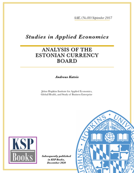 Studies in Applied Economics