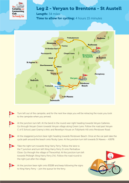 St Austell Length: 34 Miles Time to Allow for Cycling: 4 Hours 15 Minutes