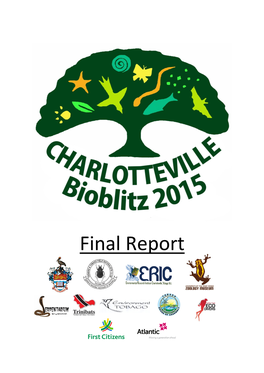 Charlotteville Bioblitz 2015 Final Report.Pdf