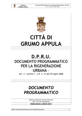 Cittá Di Grumo Appula