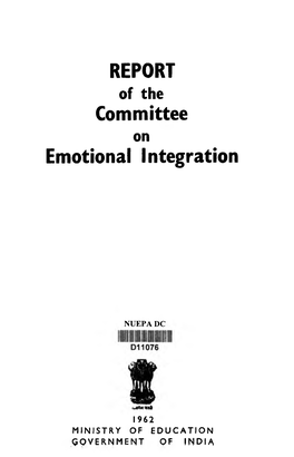 REPORT Committee Emotional Integration