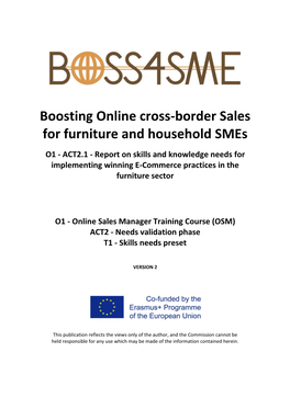 Boosting Online Cross-Border Sales for Furniture and Household Smes