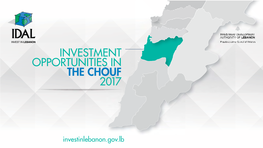 Investment Opportunities in the Chouf 2017