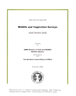 W·Ldlife an Vegetation Surveys