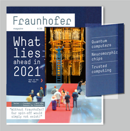 Fraunhofer Magazine 4/2020