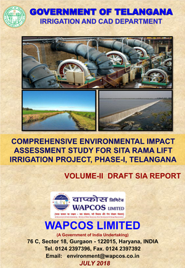 Sita Rama Lift Irrigation Project, Phase-I, Telangana