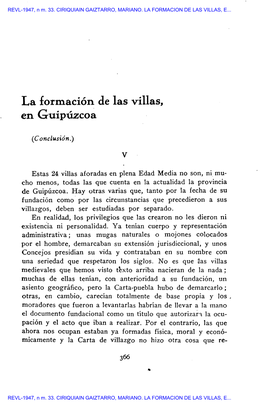 REVL-1947, Núm. 33. CIRIQUIAIN GAIZTARRO, MARIANO. LA