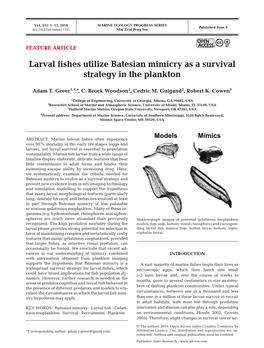 Marine Ecology Progress Series 551:1