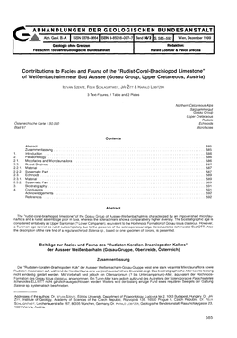 Abhandlungen Der Geologischen Bundesanstalt