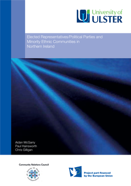 Elected Representatives/Political Parties and Minority Ethnic Communities in Northern Ireland