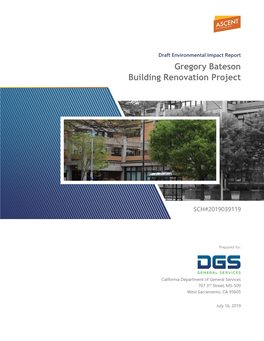 Gregory Bateson Building Renovation Project