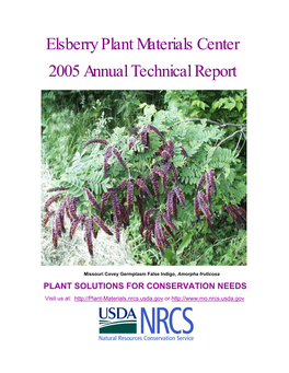 Elsberry Plant Materials Center 2005 Annual Technical Report