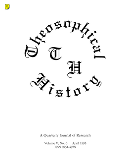 A Quarterly Journal of Research