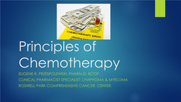 Introduction to Chemotherapy